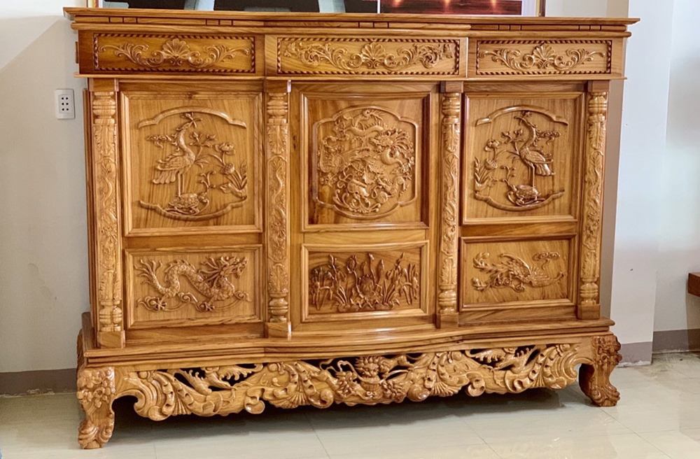 Mẫu tủ thờ gỗ đẹp 2022