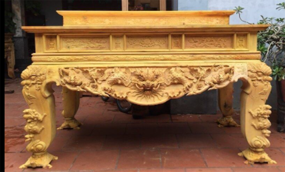 Sập thờ gỗ Mít