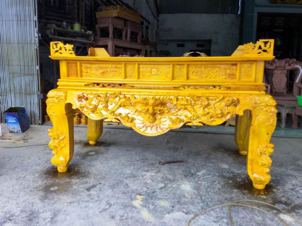 Sập thờ gỗ Mít