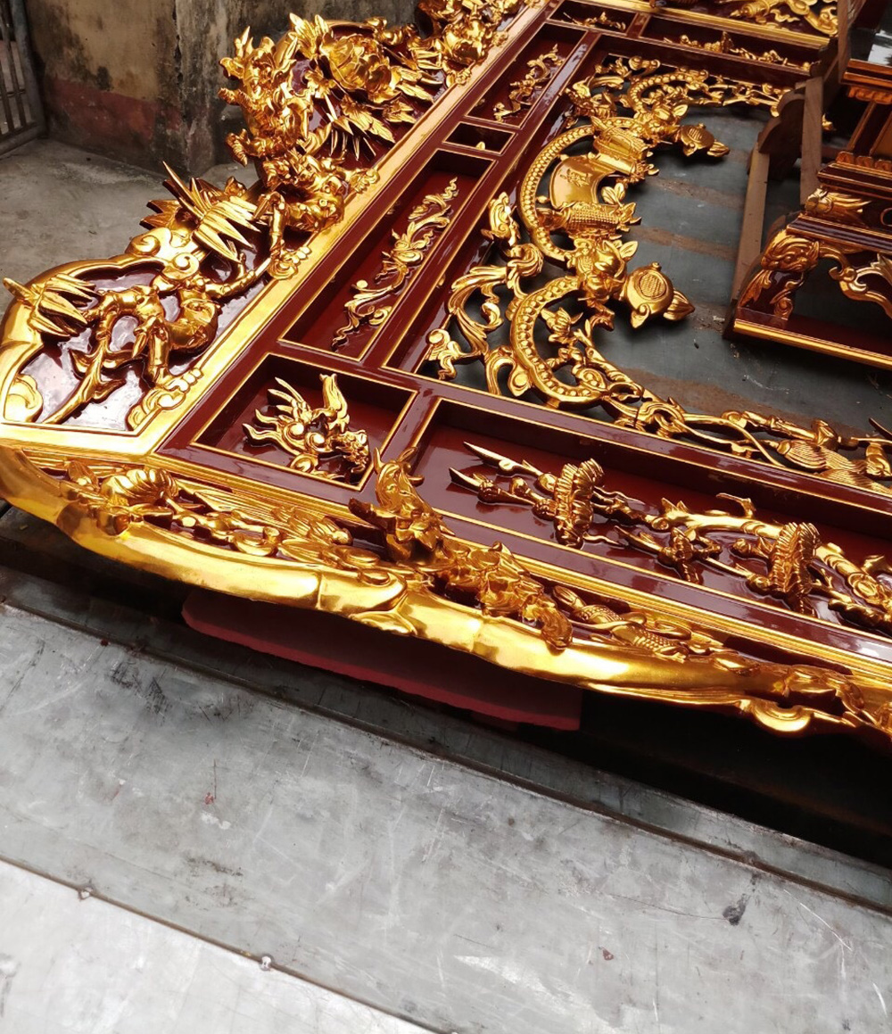 Thiều châu gia tiên gỗ Dổi