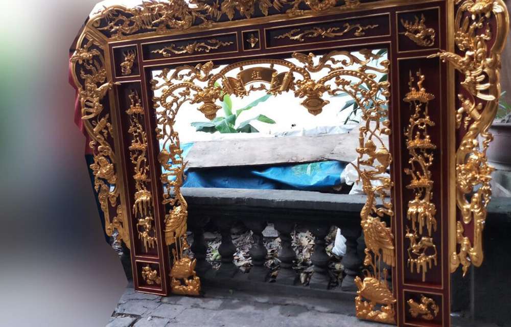 Thiều châu gia tiên gỗ Dổi